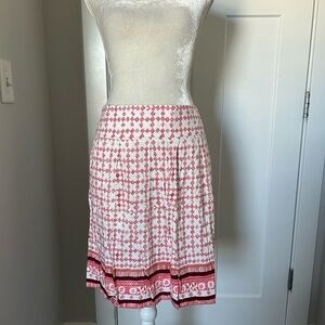 LOFT Geometric Print Skirt
